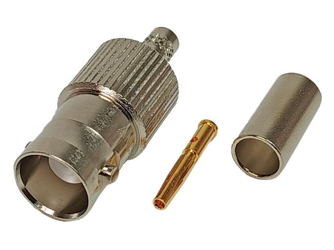 Krimpovací BNC konektor samica pre kábel RG58