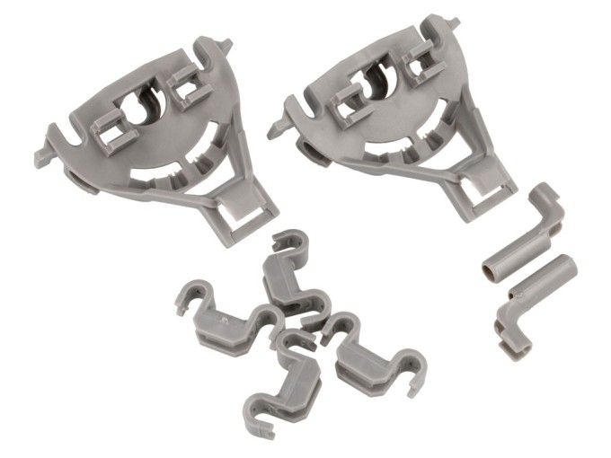 Držiaky sklápacích častí dolného koša umývačky 00428344 BOSCH / SIEMENS