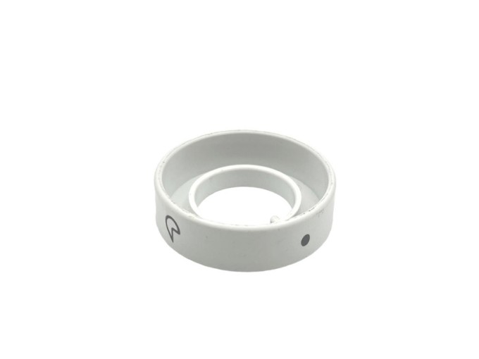 Biely krúžok gombíka plynového sporáka Mora 810156