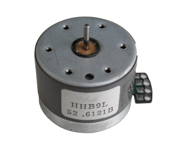Motor magnetofónu 9V CCW ľavotočivý Sharp HHB9L dvourýchlostný