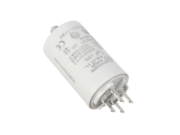 Rozbehujúci kondenzátor 7uF 425V DUCATI s konektormi