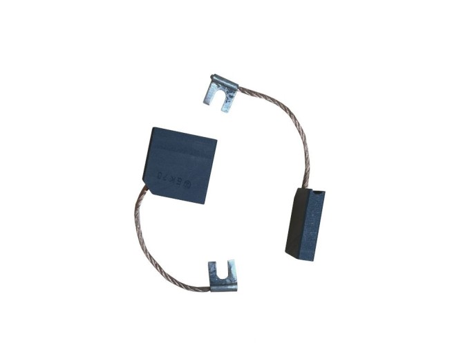 Uhlíky do elektromotorov EK 70, 2 ks, 6.3 x 25.0 x 25.0 mm