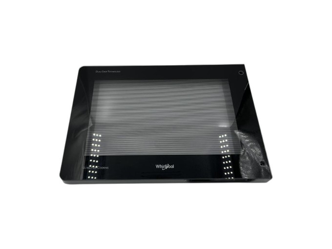 Vnútorné sklo dvierok mikrovlnnej rúry Whirlpool 482000093914