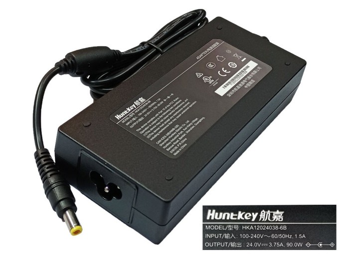 Napájací zdroj 24V / 3.75A pre LCD TV - univerzálny použitie, konektor 5,5 / 2,5mm