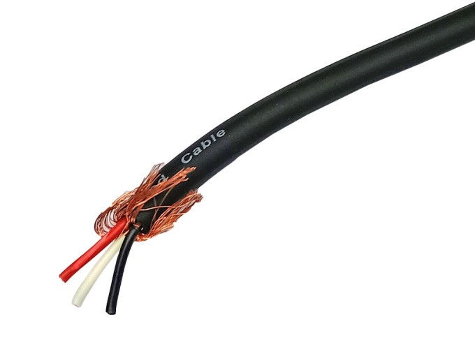 Audio kábel kulatý TAS-C115, tienený 3 x 0.14mm²