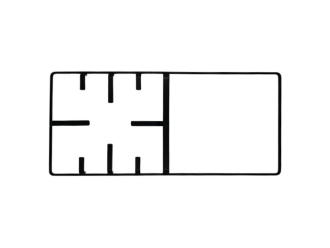 Mriežka varičová 22,5 x 50,5 cm pre plynové variče