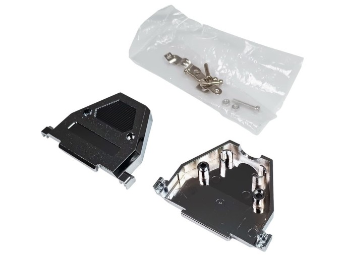 Konektor CANNON 37 / 62 pin - Pokovená plastová krytka štíhná