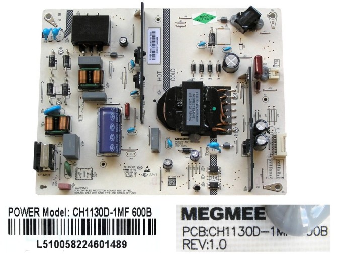 LCD modul zdroj Changhong Chiq U55G7LX