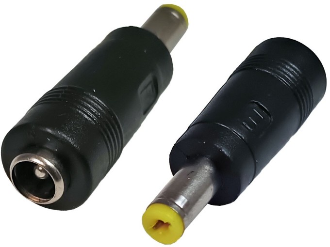 Prechodka napájací konektor 5.5 x 2.1 mm na 5.5 x 1.7 mm