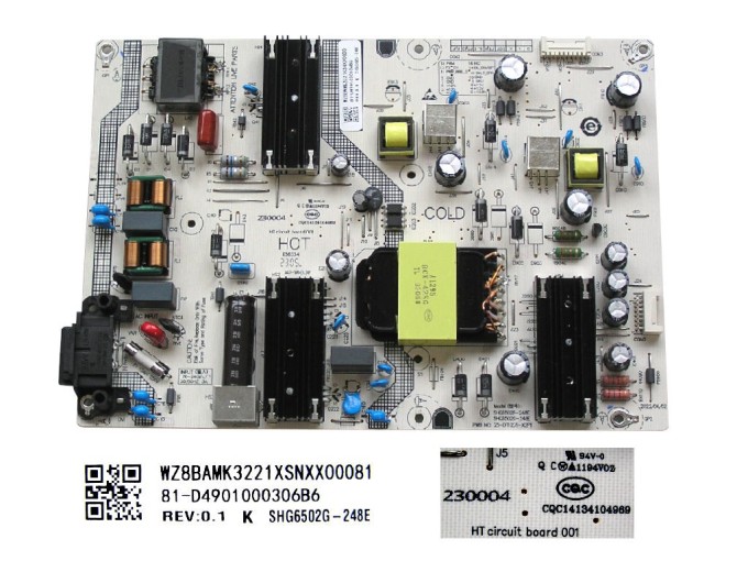 LCD modul zdroj Xiaomi L65M7-Q2EU - POWER BOARD SHG6502G-248E