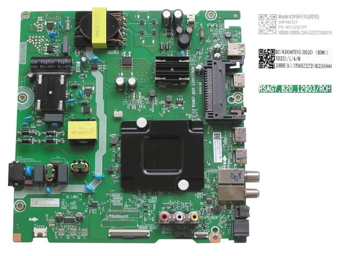 LCD modul základná doska Hisense 43E7KQ