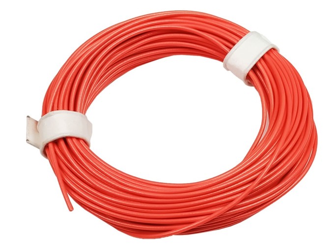 Drôt Cu 0.5 mm s PVC izoláciou, oranžový, 10m