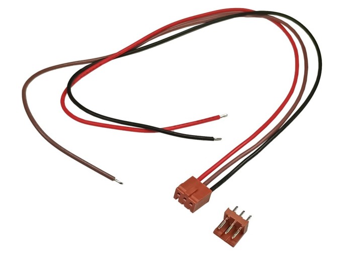 PS 25/3G Konektor 3PIN Priamy s Káblom 25cm