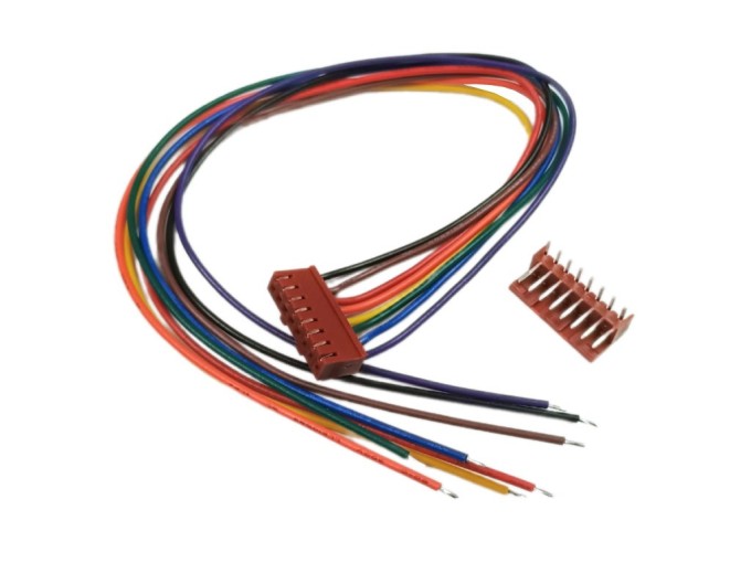 PS 25/8W Konektor 90° 8PIN s kábel 25cm a platinovými kontaktmi