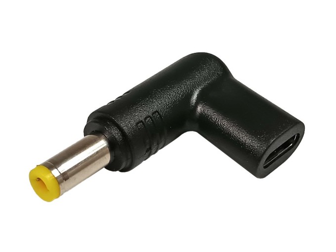 Prechodka USB C na napájací konektor 5.5 / 2.5 mm