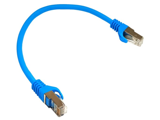 Zelený patch kábel RJ45 0.3m CAT6e