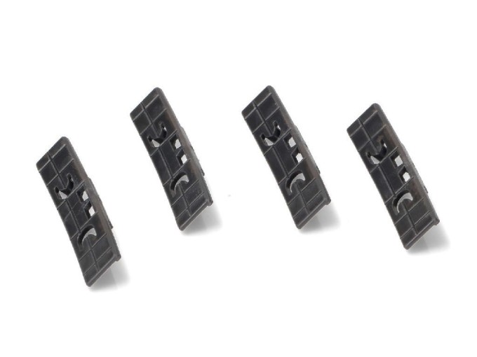 Klzná ložiska a tlmiaca doska sada 4ks pre sušičky WHIRLPOOL a INDESIT