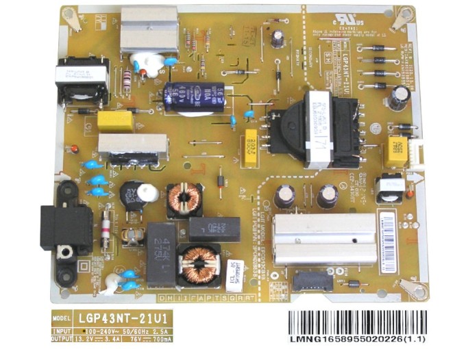 LCD modul zdroj EAY65895502 pre TV LG 43NANO796PC
