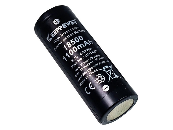 Keeppower IMR18500 3,6V 1100mAh Li-Ion Akumulátor