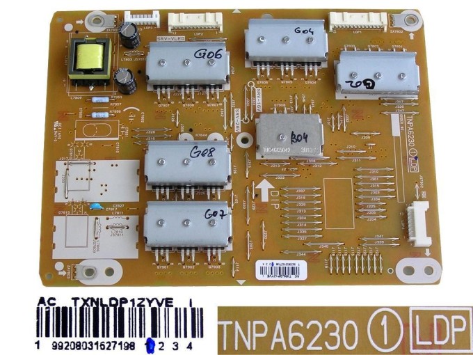 LCD LED Driver TNPA6230 - Inverter Board pre Panasonic TXNLDP1ZYVE