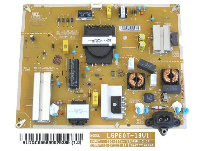 LCD modul zdroj EAY65589002 pre TV LG 60UN71003LB