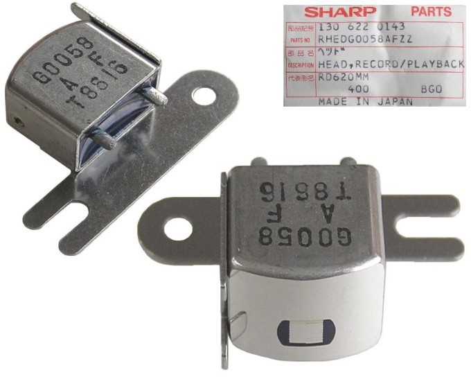 Hlava mono 335 ohm G0058 pre kazetové magnetofóny Sharp