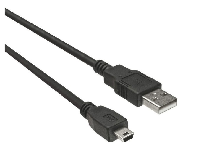 Kábel USB 2.0 A - mini USB 5 pin 2m