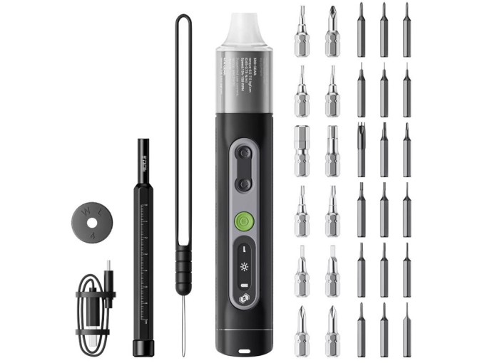 Jakemy JM-8196 Sada náradia 35 v 1 s elektrickým skrutkovačom a bitovou sadou