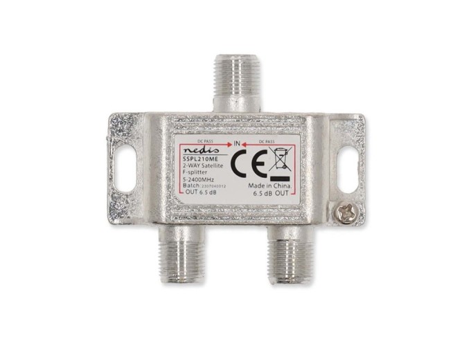 Satelitný rozbočovač 2 výstupy SSPL210ME Nedis