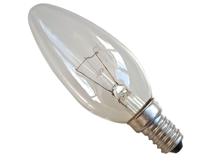 Žiarovka E14 40W / 230V - Priemyselná Svietidlová Žiarovka