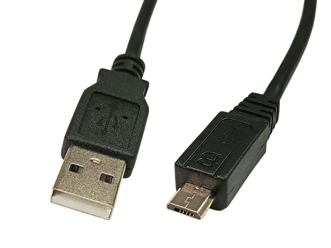 USB Kábel A / micro USB B 5 pin 1.0m