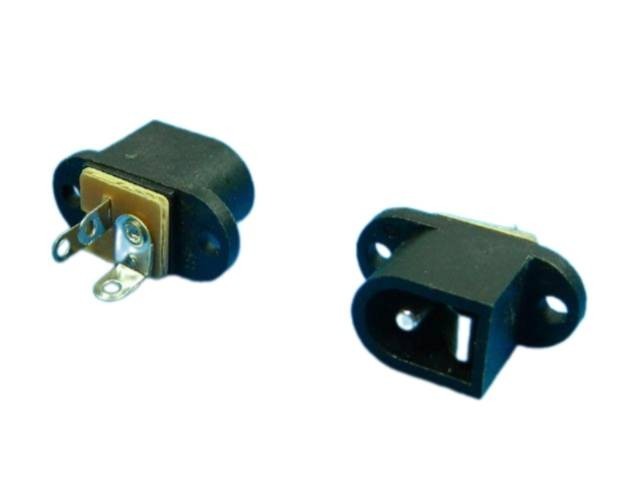 Napájací konektor 5.5 x 2.1mm s limcom pre panelové použitie - PC-010