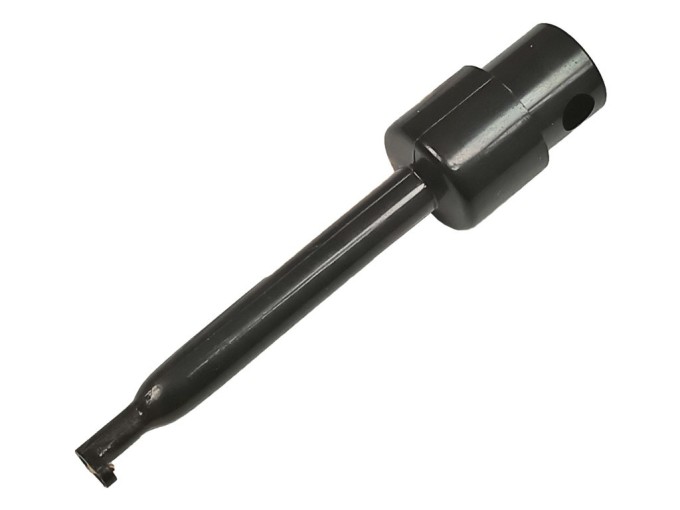 Merací hrot s háčkem ICC16A-B - čierny