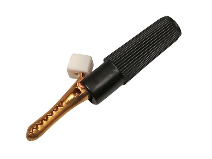 Izolovaná krokosvorka na banánek černá