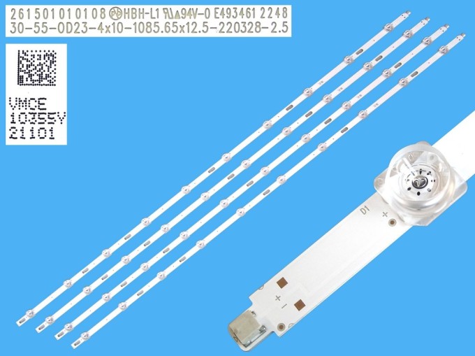 LED podsvit 1086mm pre Samsung 55CU7172 - sada 4 kusy