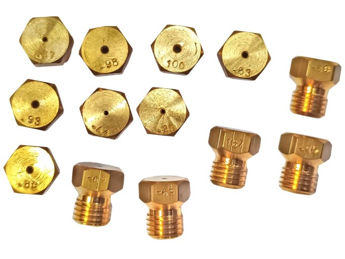 Trysky plynového variča 49028602 CANDY / HOOVER - sada 13 kusov