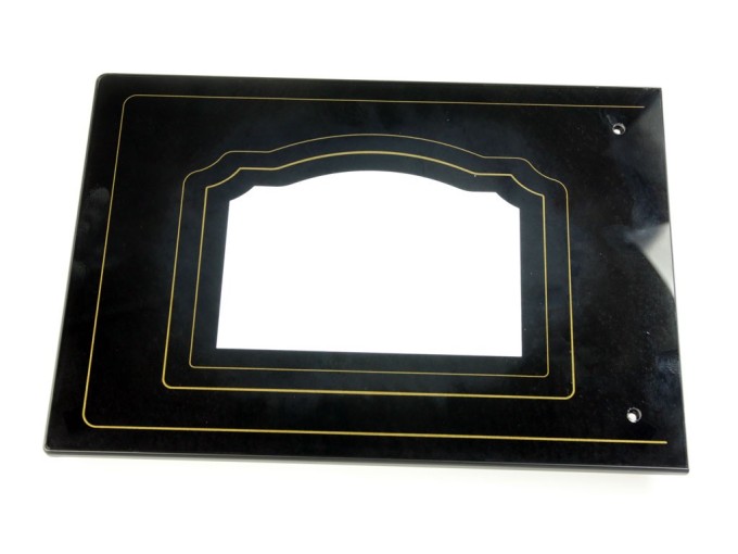 Predné sklo dverí mikrovlnnej rúry GORENJE MO4250CLB 481427