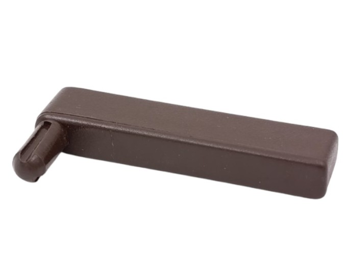 Pravý hnedý držiak skla pre odsávače pár Mora a Gorenje