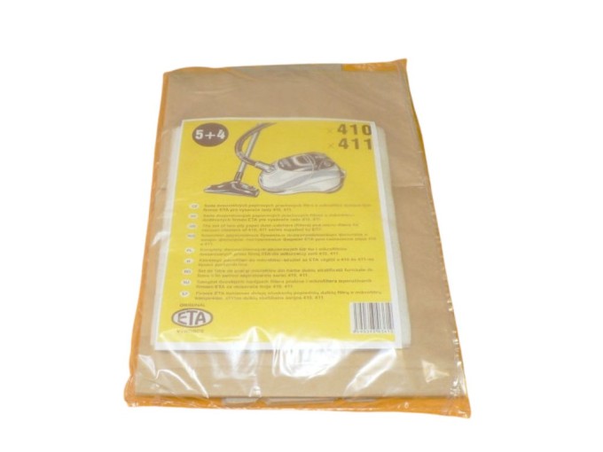 Papierové sáčky do vysávače Eta 0410, 1410, 0411, 1411, 2411, 3411, 7411, 041068816