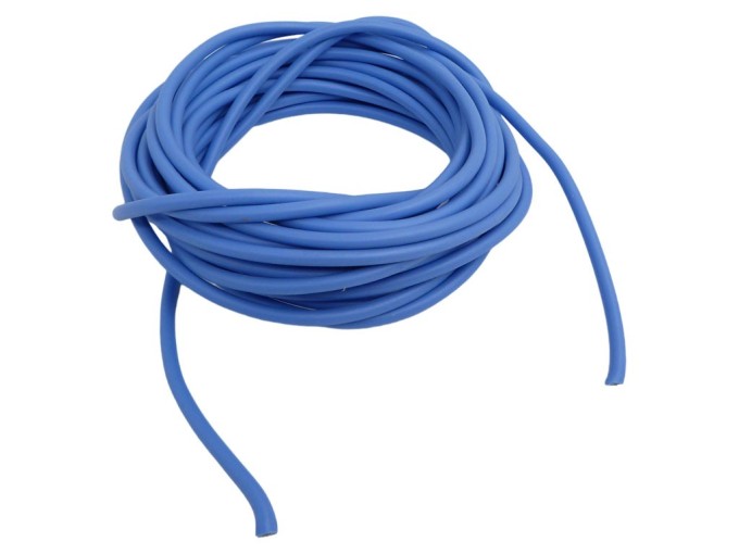 Modrý silikónový kábel CSA 2,5 mm