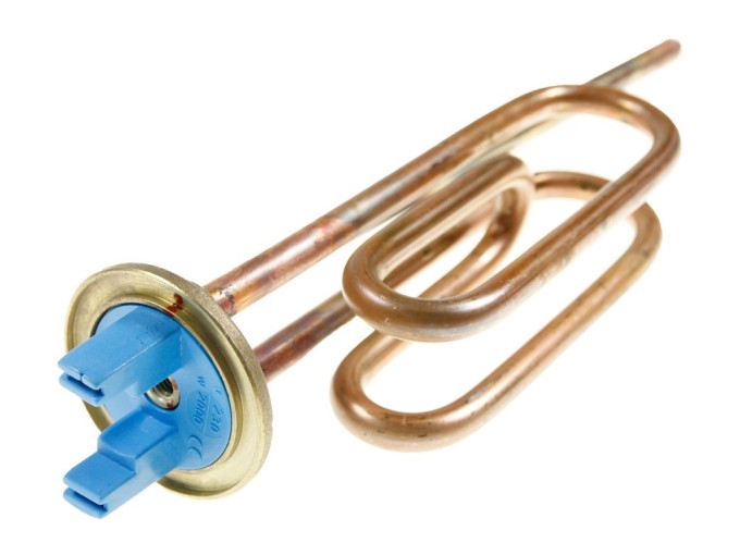 Tepelné teleso bojlera 2200 W krátka jemka DZD Dražice, Mora, Gorenje