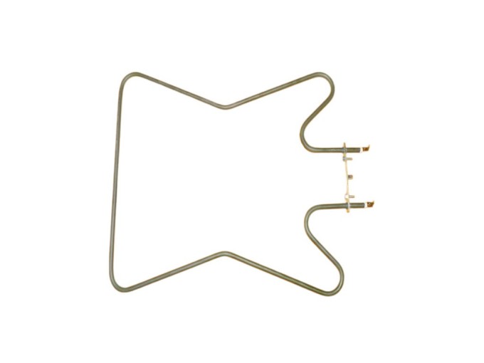 Tepelné teleso Amica 1300 W, spodné, l=420 mm, š=350 mm, vývody=20 mm