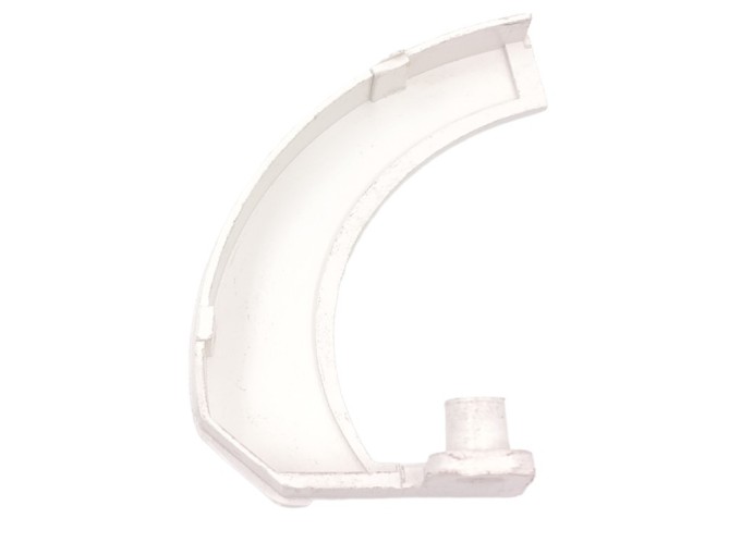 Kryt držiaku ľavý biely pre digestor Mora OP620W a Gorenje 293351