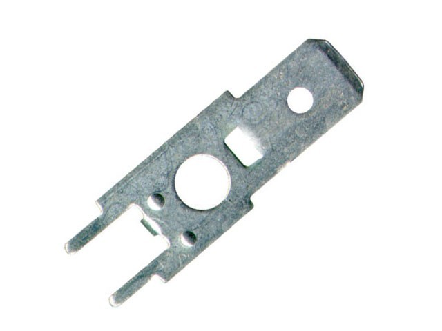 Konektor Faston 6,3x0,8mm do PCB priamy, RM 5,08mm