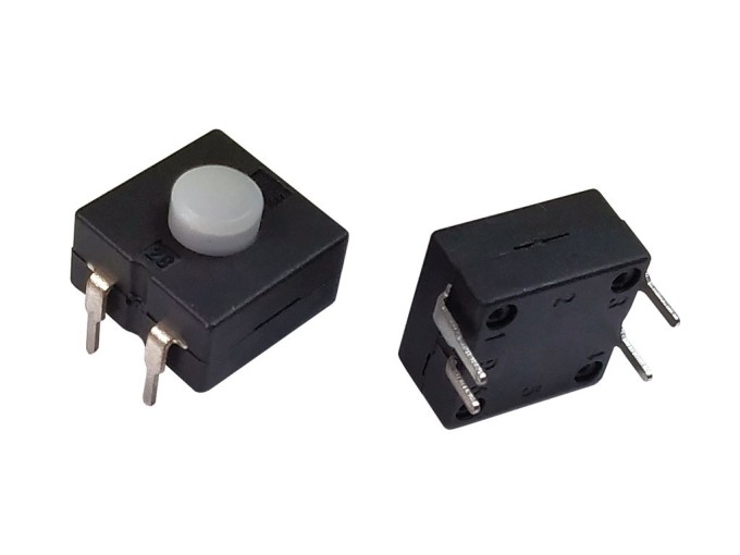 Mikrospínač 214A s aretáciou