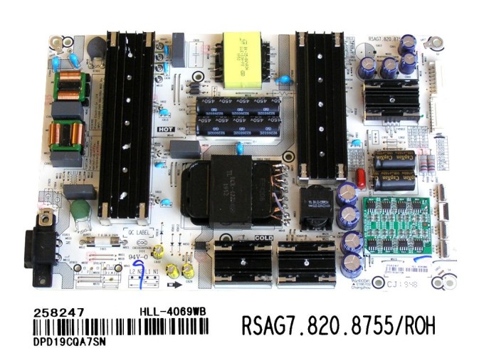 LCD modul zdroj Hisense H65U8B - SMPS napájací zdroj RSAG7.820.8755/ROH