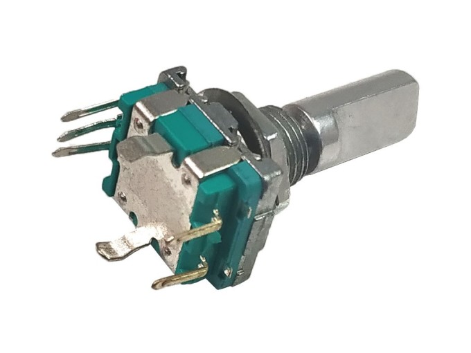 Potenciometer - multifunkčný prepínač s D hriadeľom 13 mm