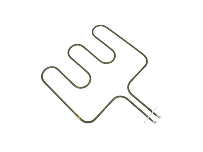 Spodné vykurovacie teleso rúry 481225998418 WHIRLPOOL / INDESIT