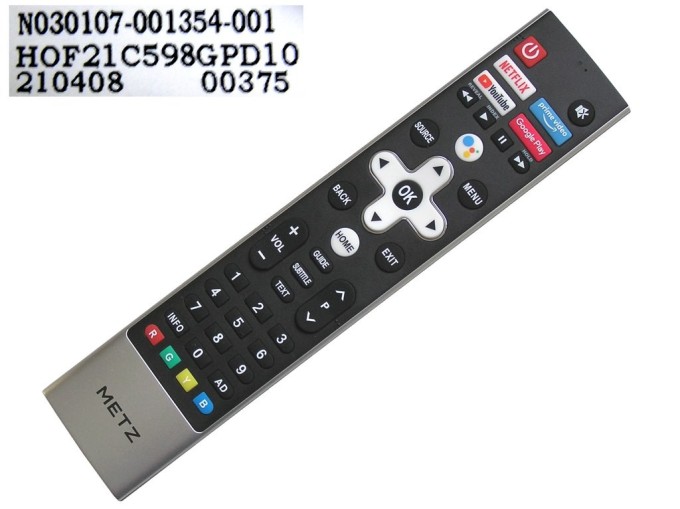 Originálny diaľkový ovládač Metz N030107-001354-001 pre modely 43MUC7000Z, 50MUC7000Z, 55MUC7000Z