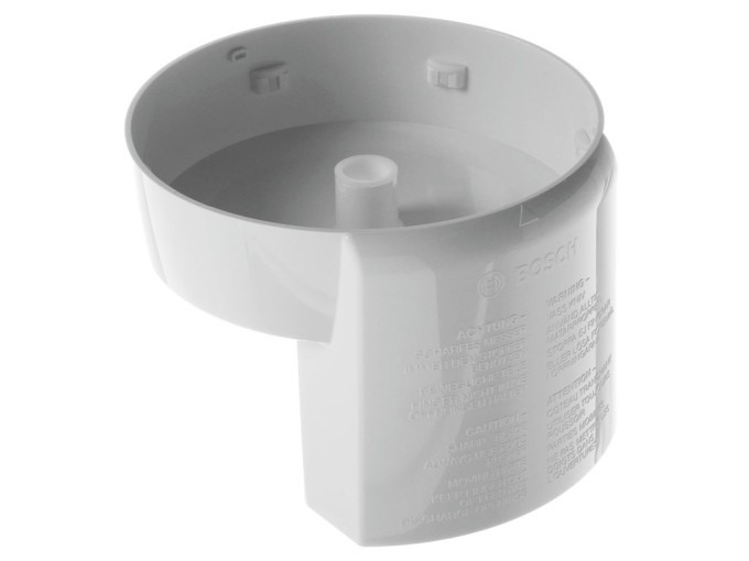 Spodný diel krouhača pre kuchynské roboty Bosch a Siemens 12018136